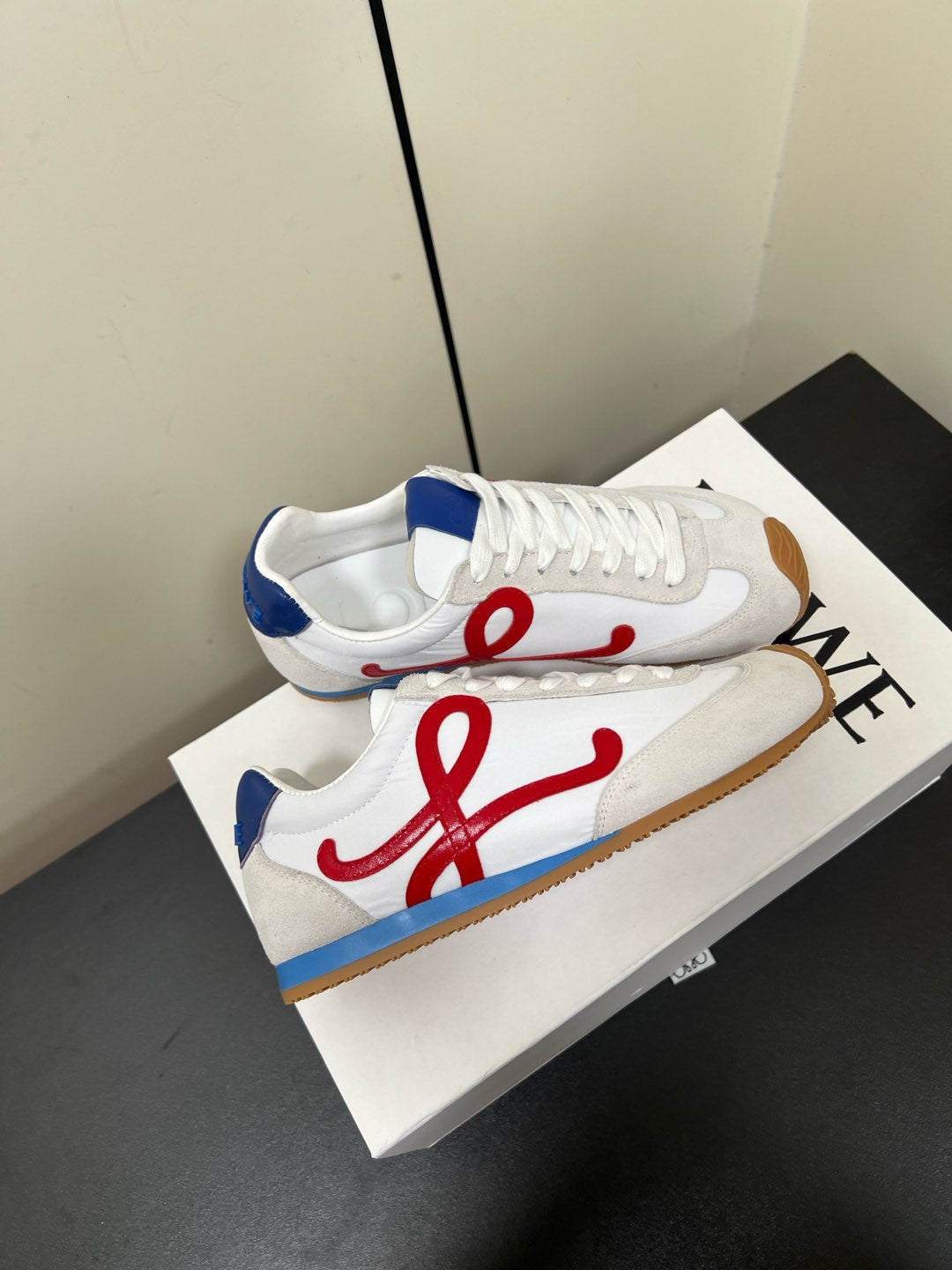 Loewe Ballet Runner 2.0 Sneaker White Nylon Sheepskin