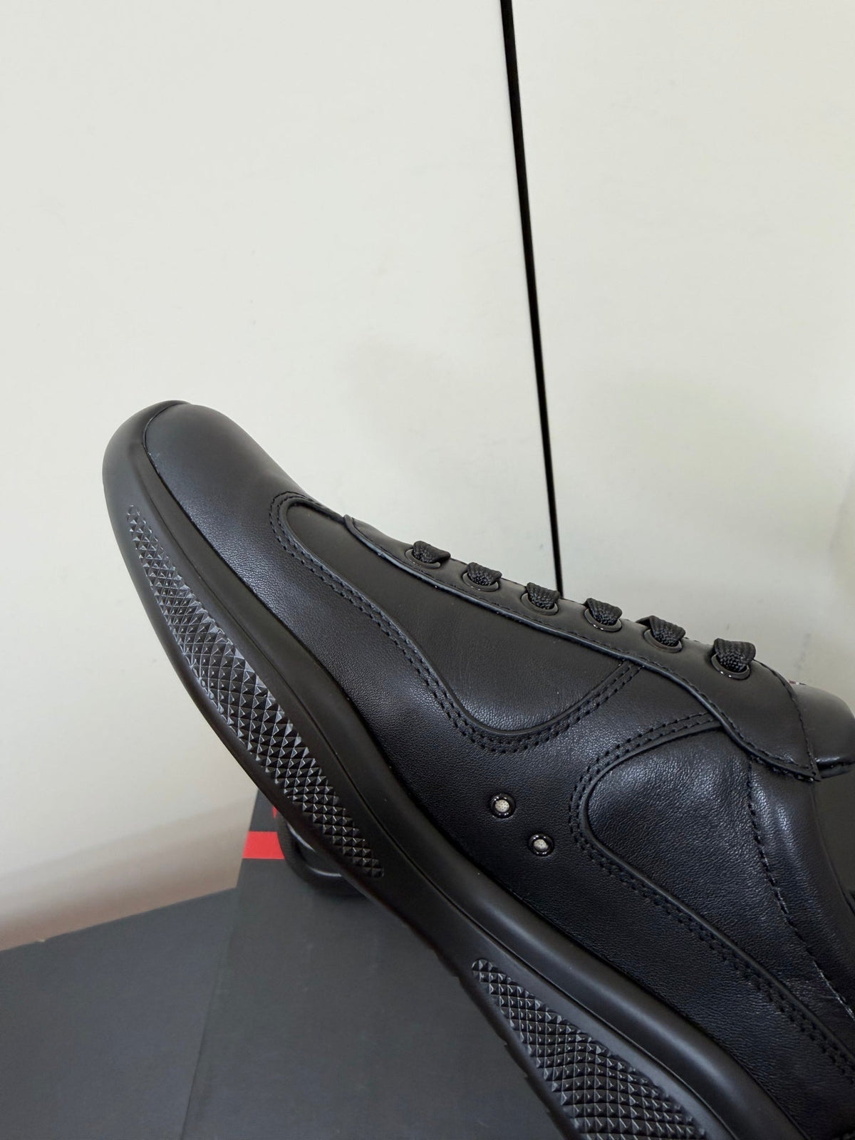 PRA 26S Casual Sneakers Black Leather 618916