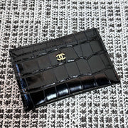 Chanel 2026 Wallet Multicolors Crocodile Embossed Leather