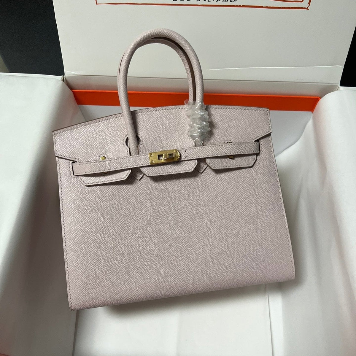 HM BIRKIN SELLIER LIGHT PINK EPSOM LEATHER GOLD HARDWARE