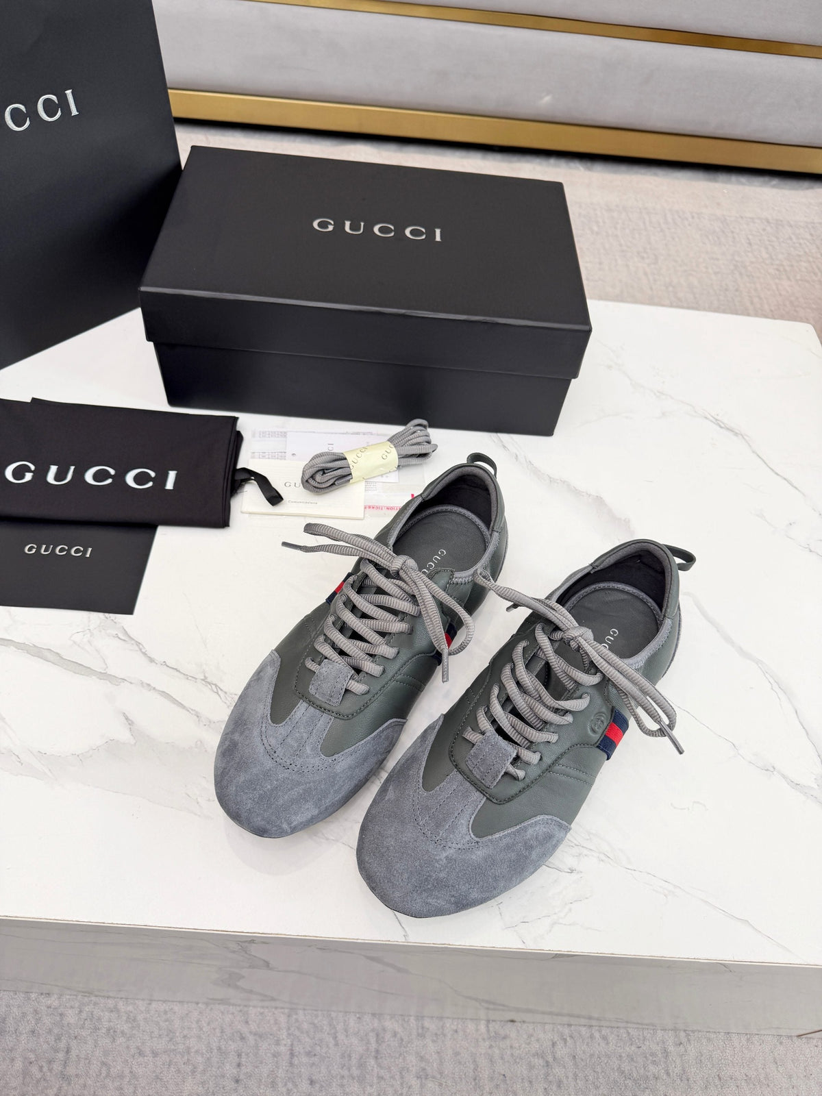 Gucci 2026 Flex Sneaker Suede Leather 938331