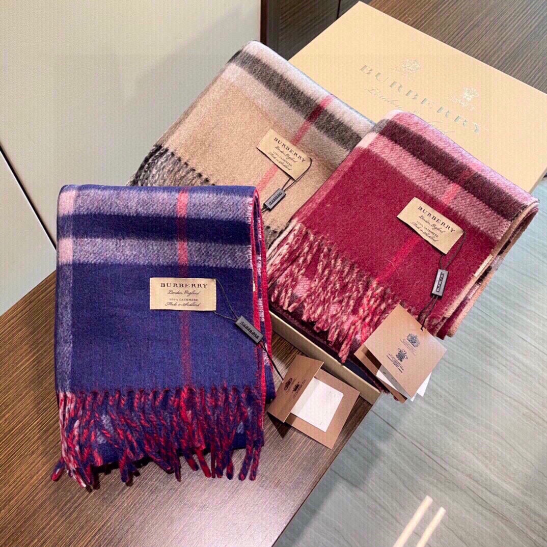 SCARF 200 CM IN COLORFUL CASHMERE 405352