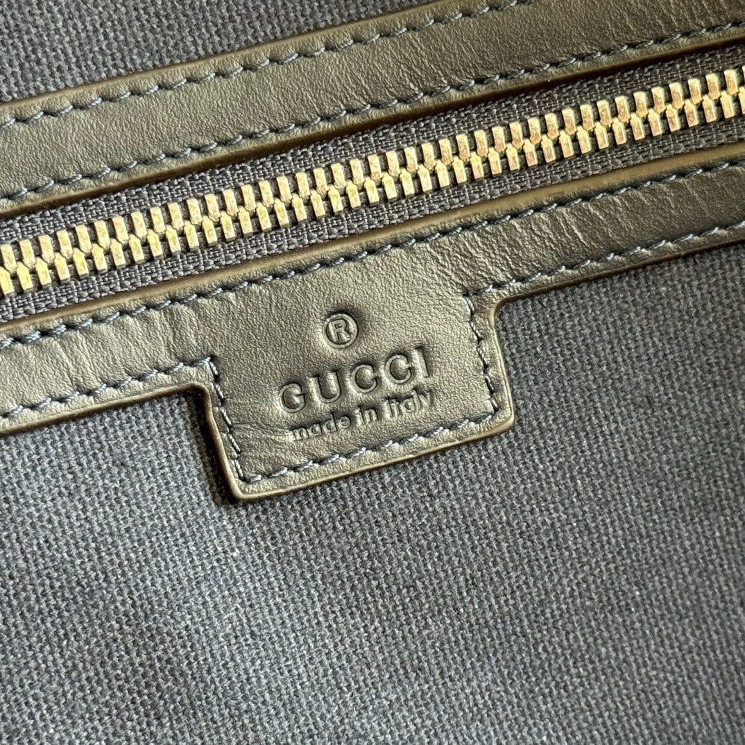 Gucci Chroma Large Duffle Bag Blue Leather