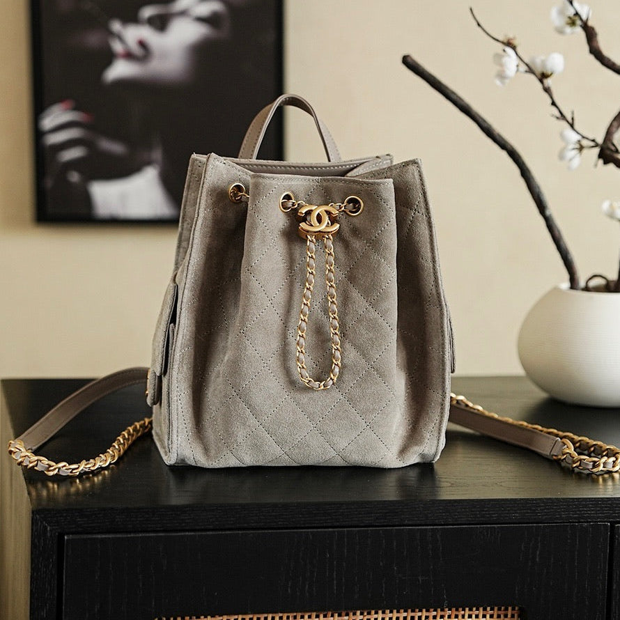 CC 2025 Backpack Matte Grey Suede 299657