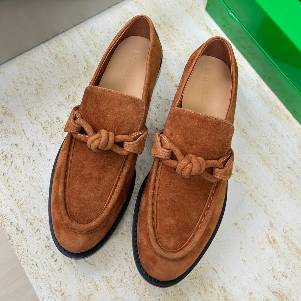 Bottega Veneta 2025 Astaire Loafer Brown Suede