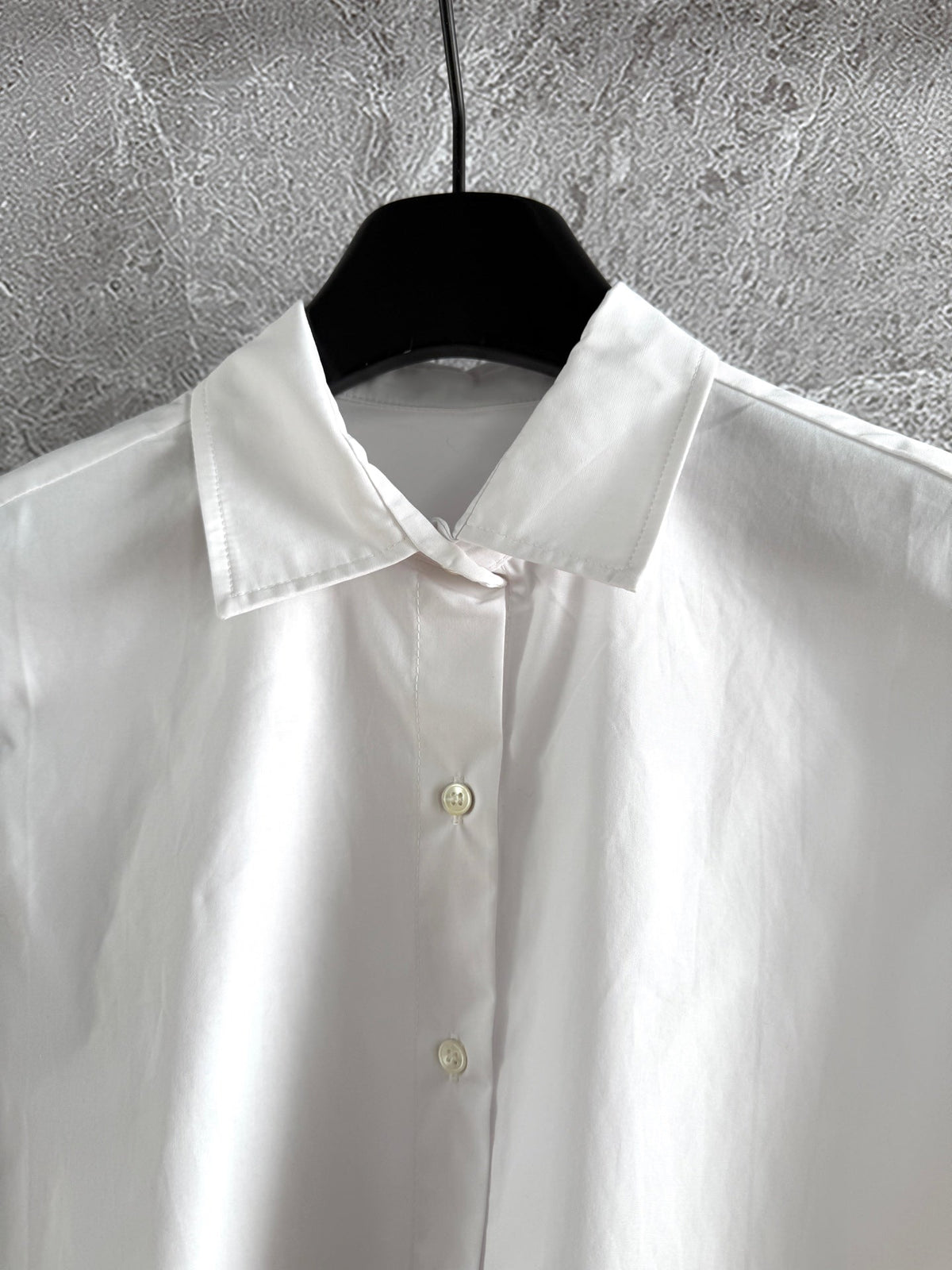 CD Short-sleeved Shirt White Cotton
