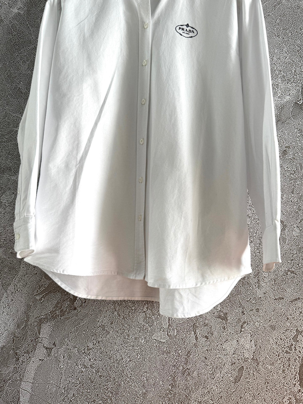 Prada Shirt White Cotton
