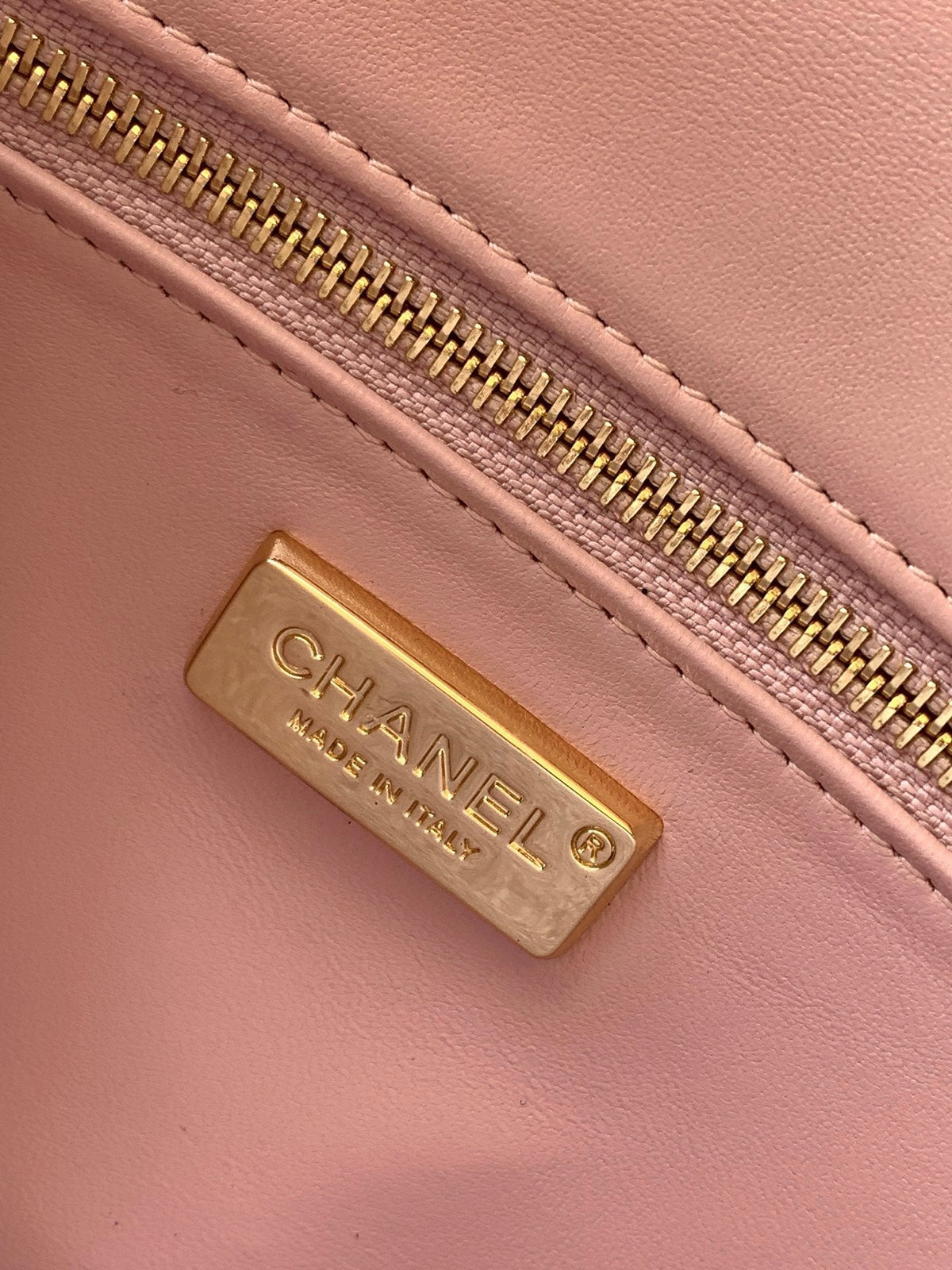 Chanel 2026 Flap Bag 20cm Pink Sequin Leather 348828