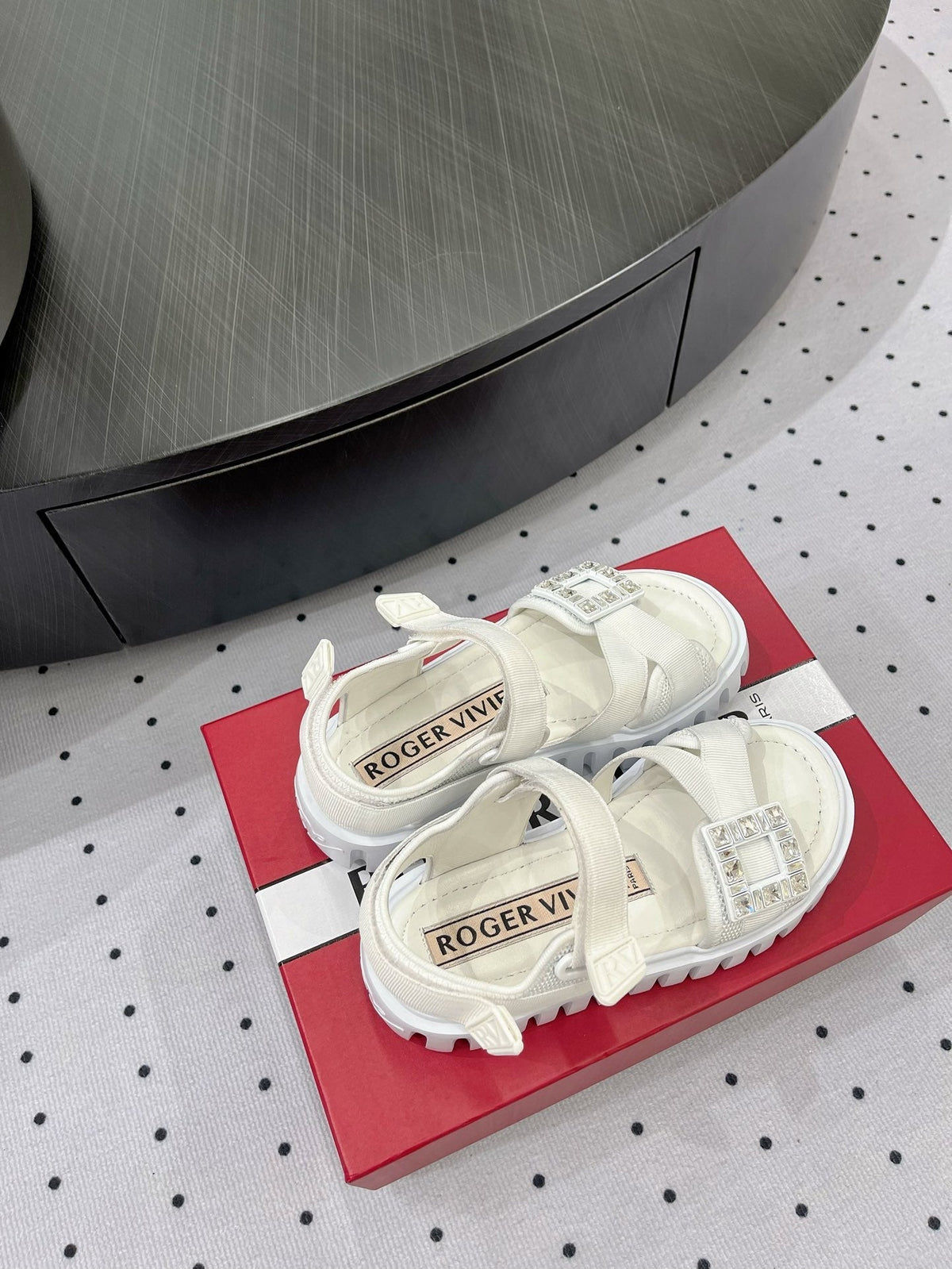 Viv Comfort Sandals White Sheepskin 295953