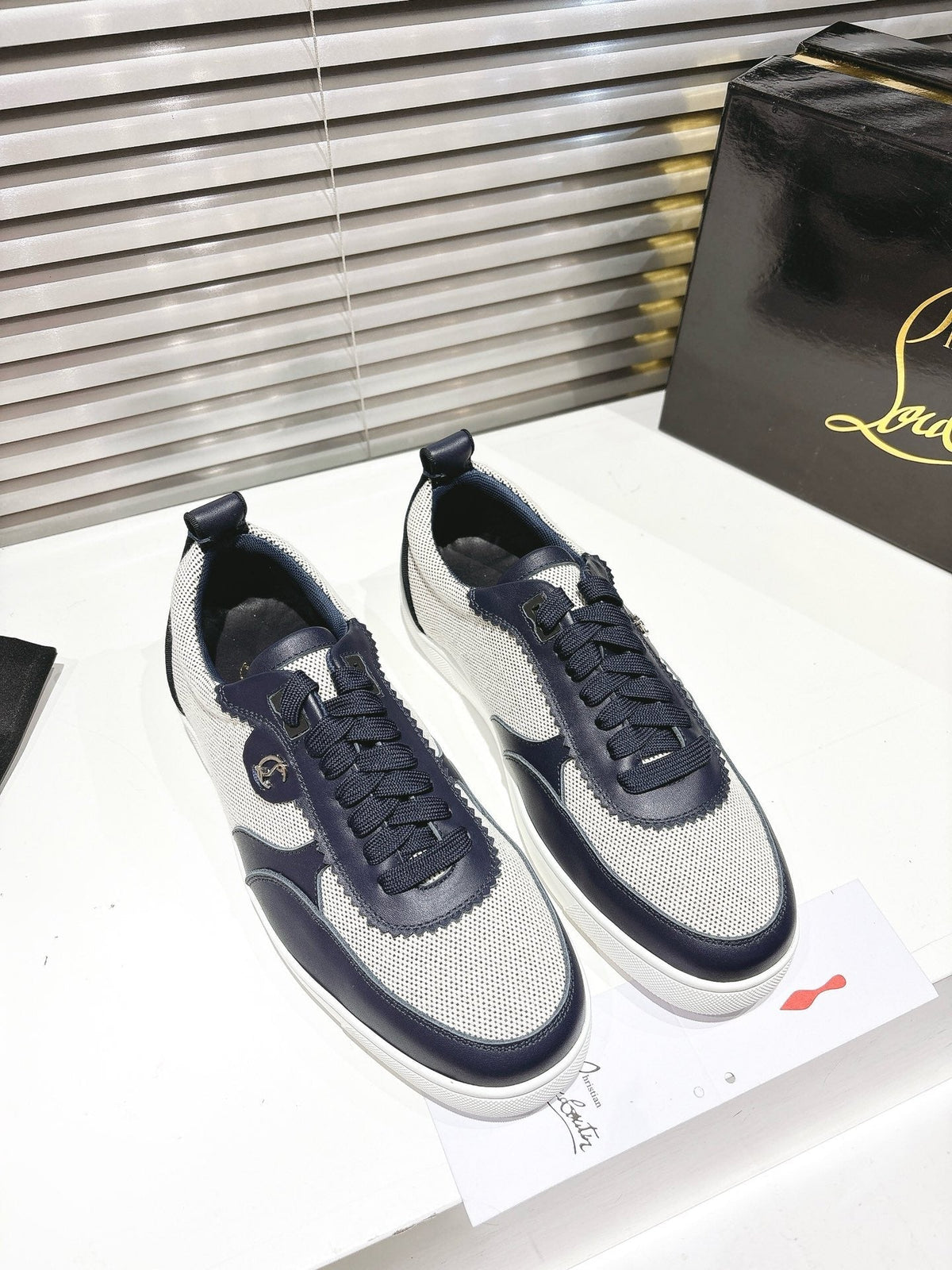CL 25 Tutti Rui Sneaker Navy Blue Cowhide 323181