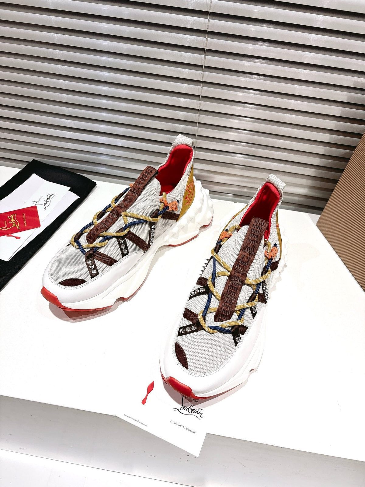CL 25 Trailnrun Sneaker Multicolor Calfskin Mesh 323167