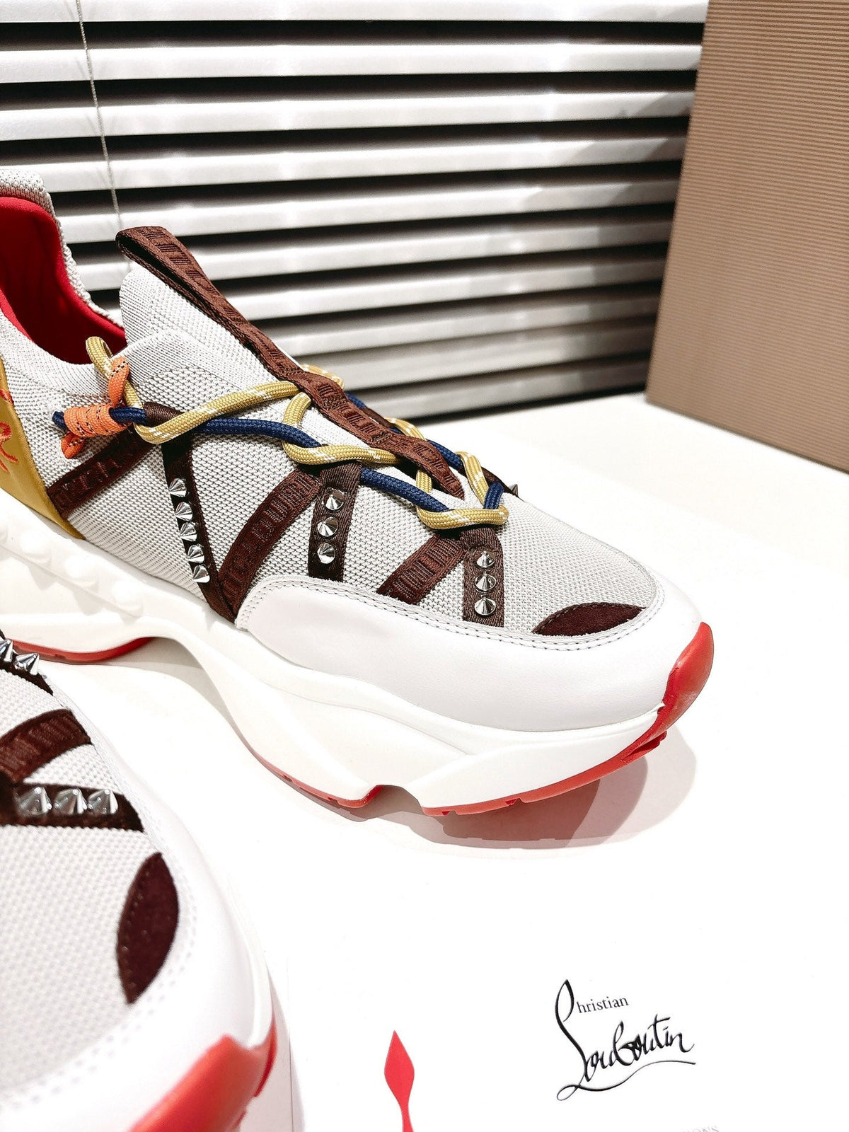 CL 25 Trailnrun Sneaker Multicolor Calfskin Mesh 323167