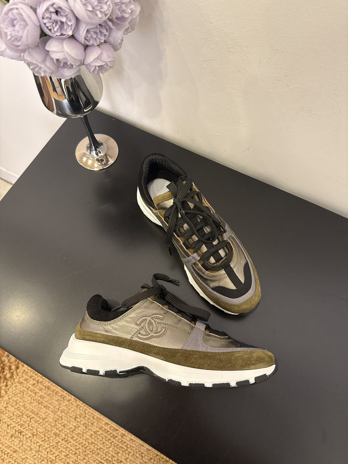 CC 25 Sneaker Moss Green Cowhide 330793