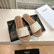 CELINE Slippers Beige Sedge 285987