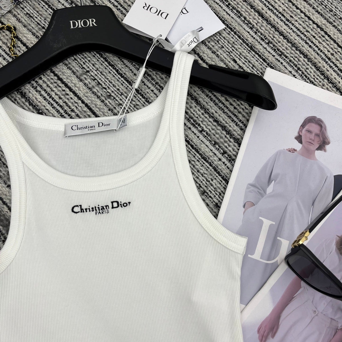 Dior 25C Tank Top White 228435