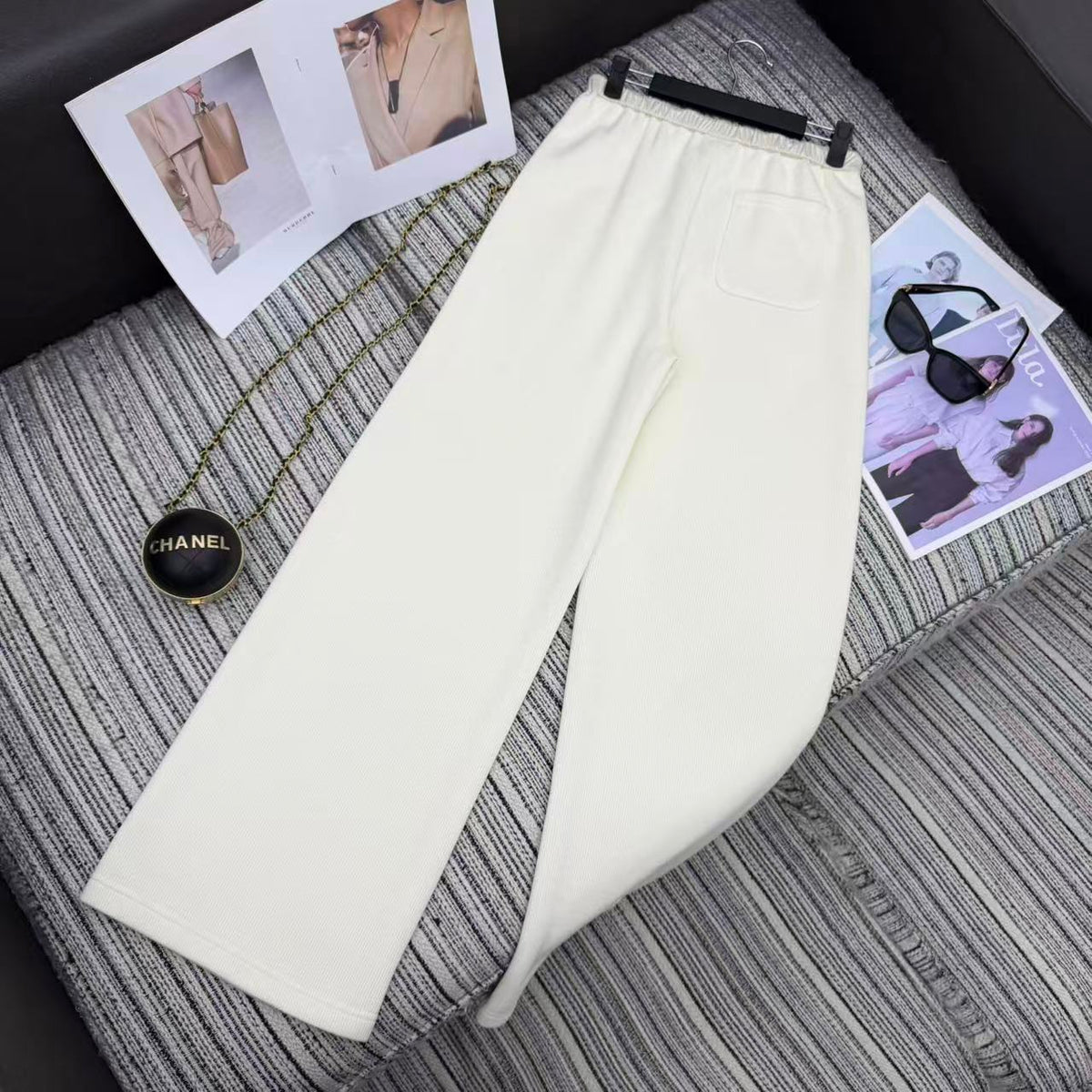 Chanel 2025 Pant White Wool 318974
