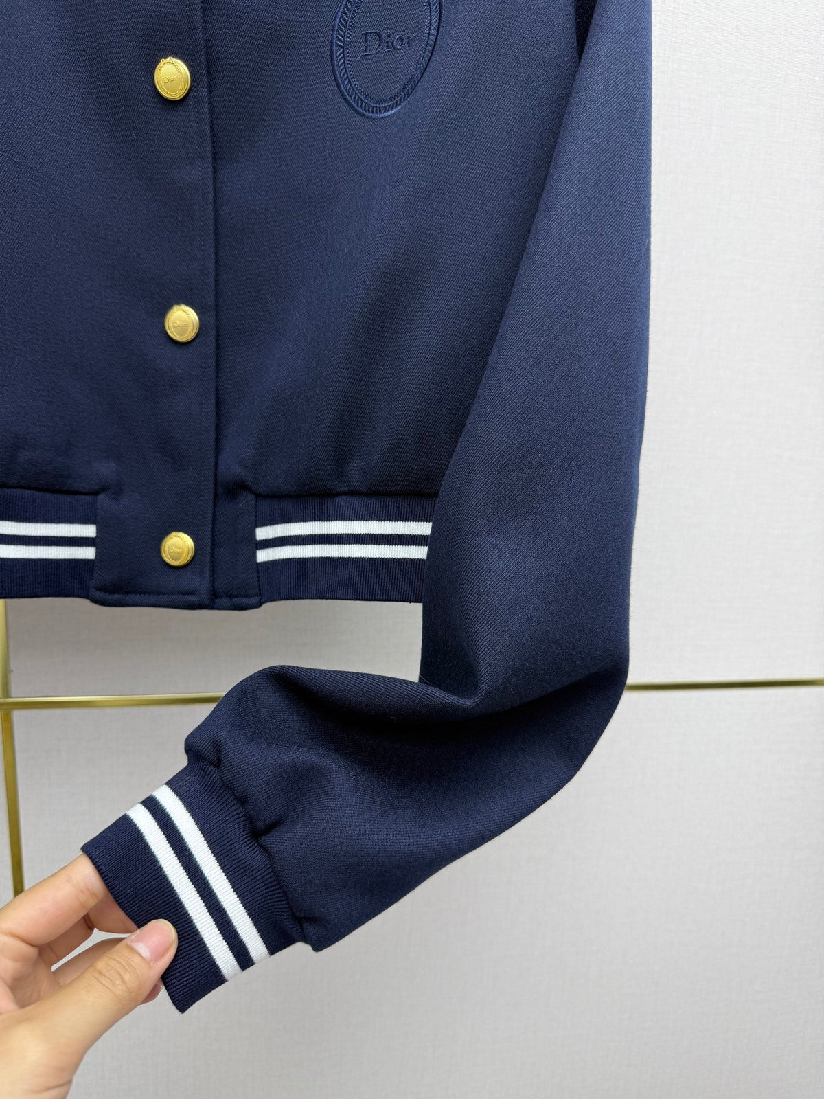 Dior 2026 Set Varsity Jacket And Mini Skirt Cotton 437589