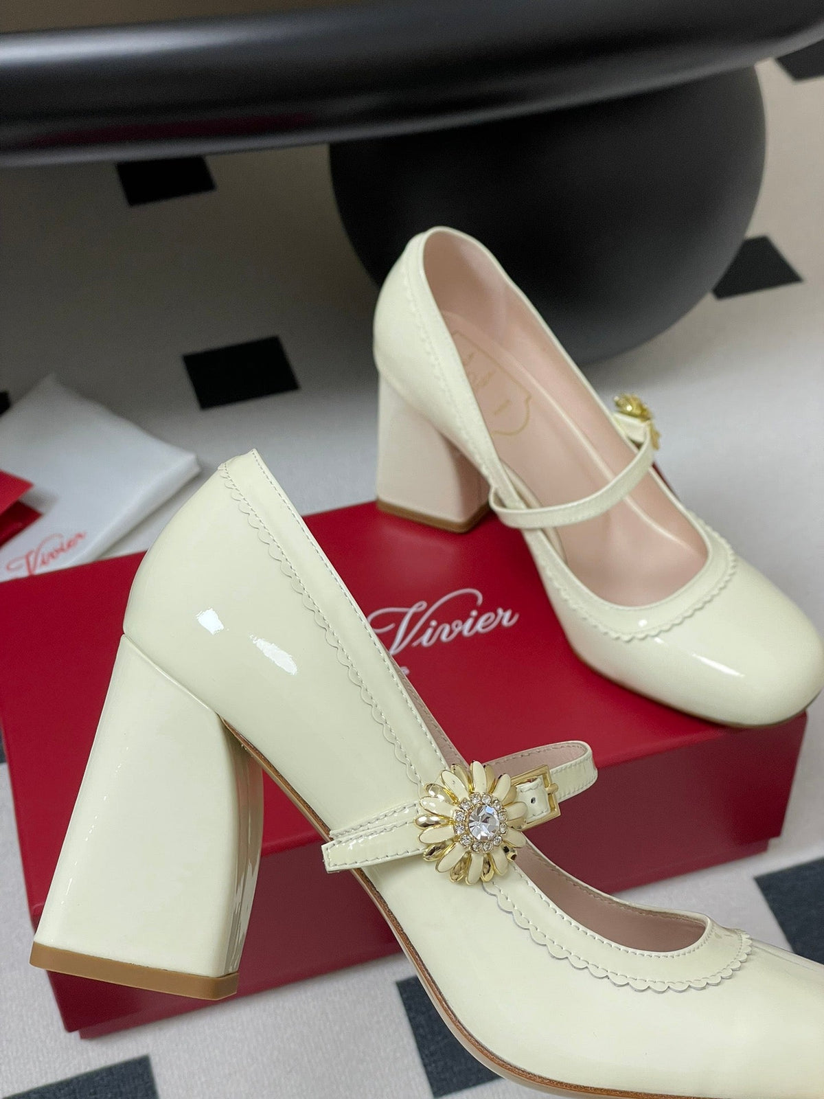 Viv 25 Mary Jane 60 Patent Calf Leather 247886