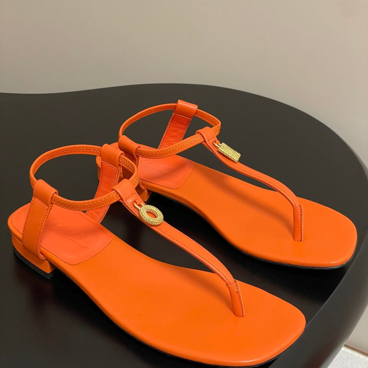 LP Mindil Infra Sandal Orange Sheepskin 312161