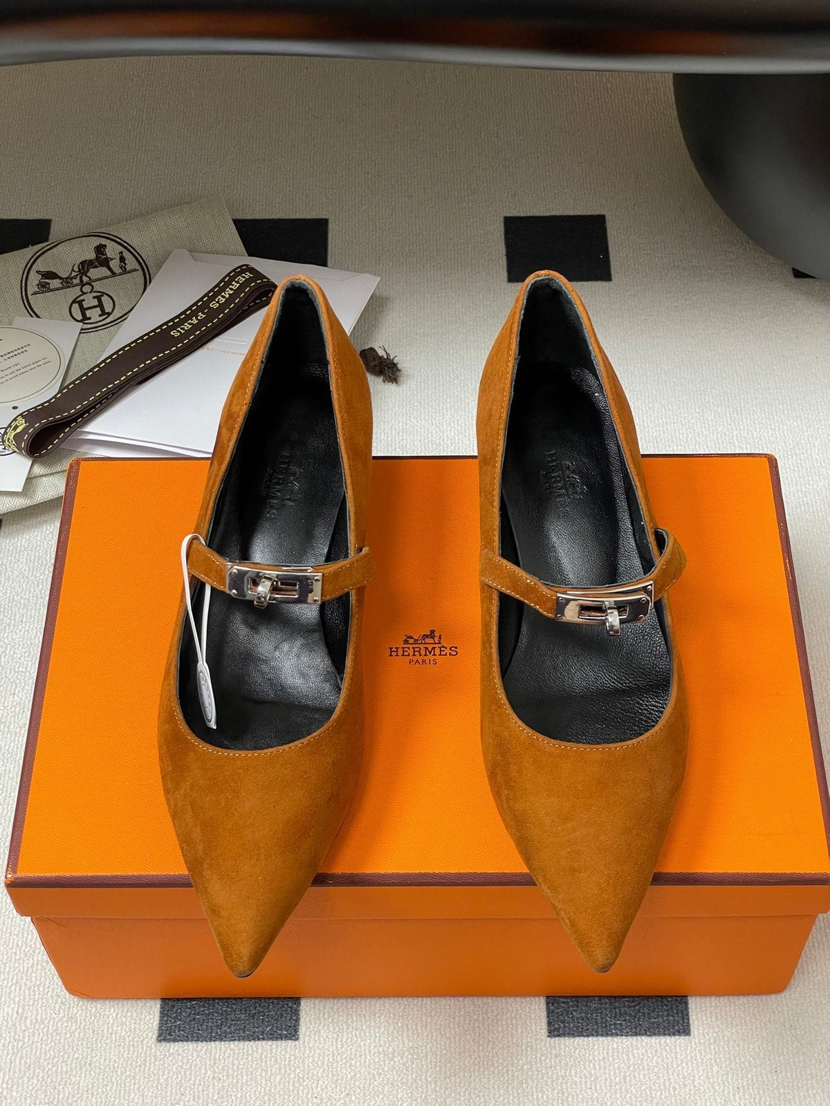 HM 25 Kiara Pumps Tawny Calfskin 319764