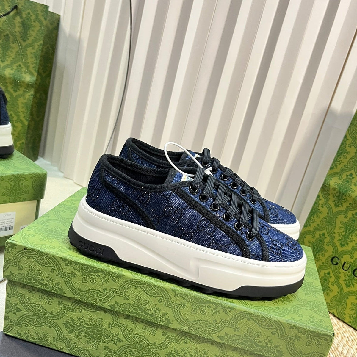 GG Sneaker Tennis 1977 Trainer Oxford Blue Black