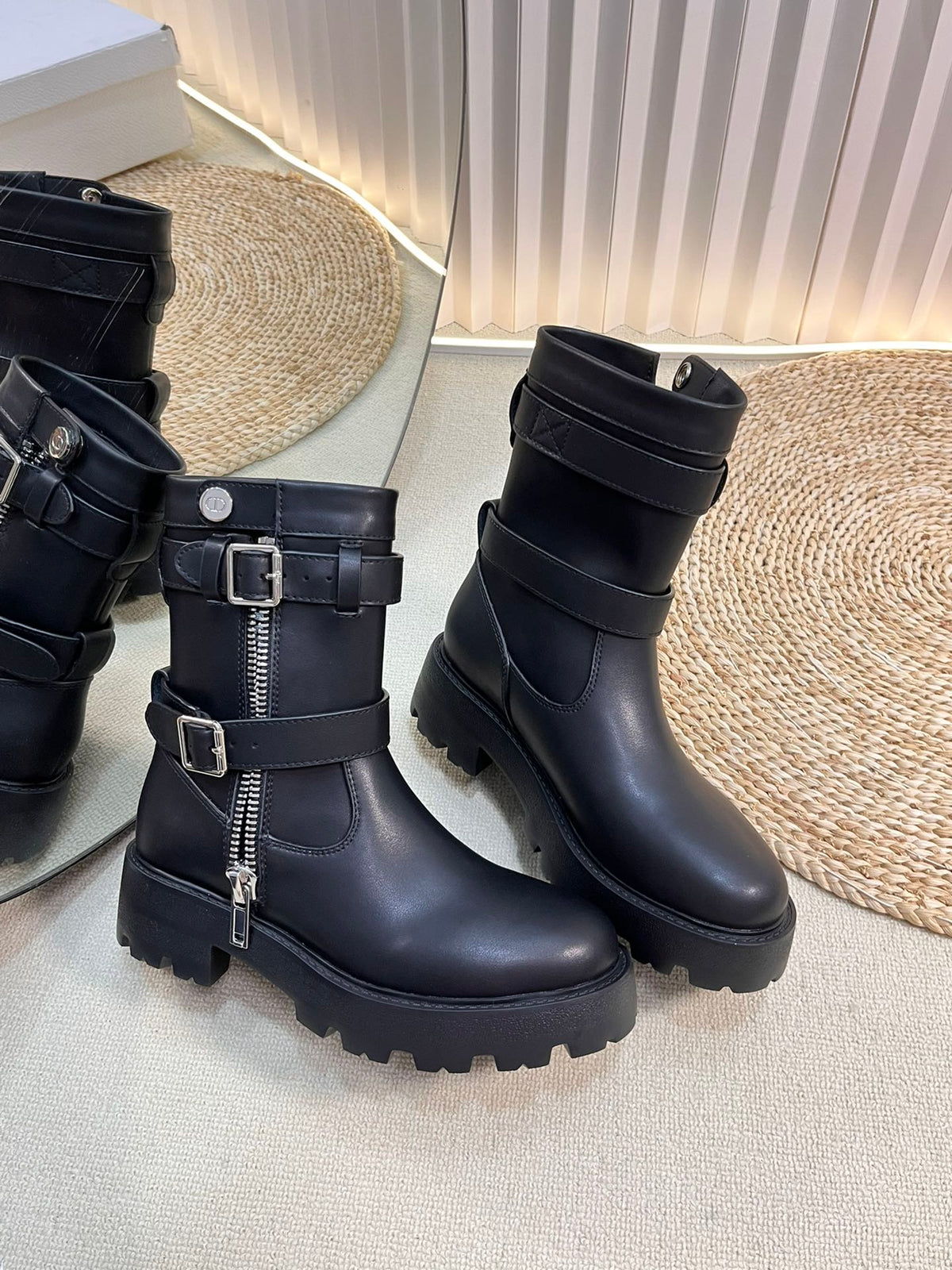 D-Major Ankle Boot 35mm In Black Calfskin 992673