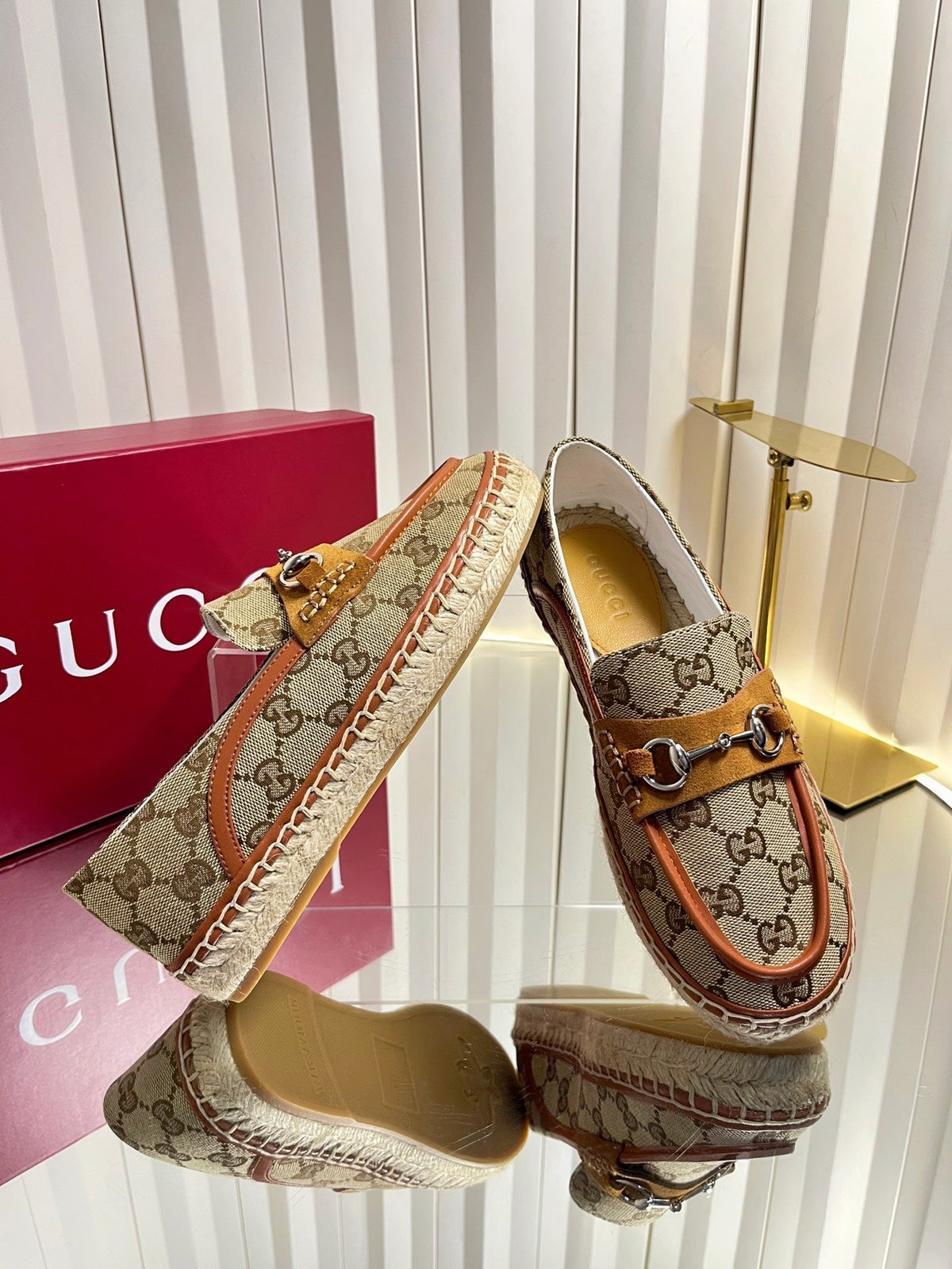 Gucci 2026 GG Espadrilles Monogram Canvas 768179