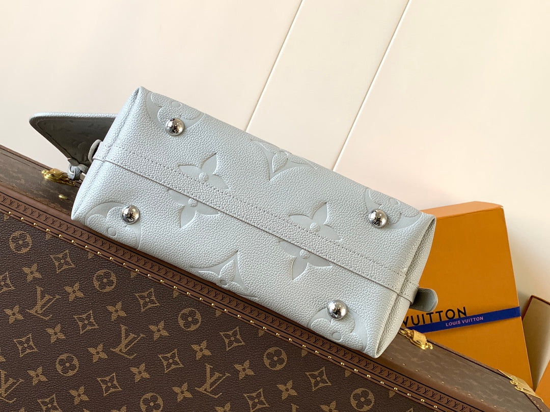 LV Carryall Bag White Monogram Empreinte Leather 251791