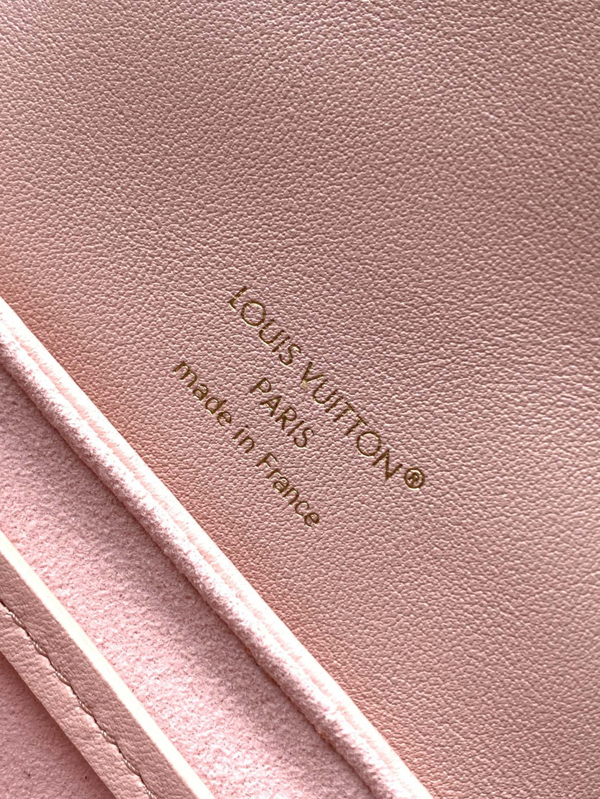 LV Coussin 20cm Backpack Pink Gold Leather 252653