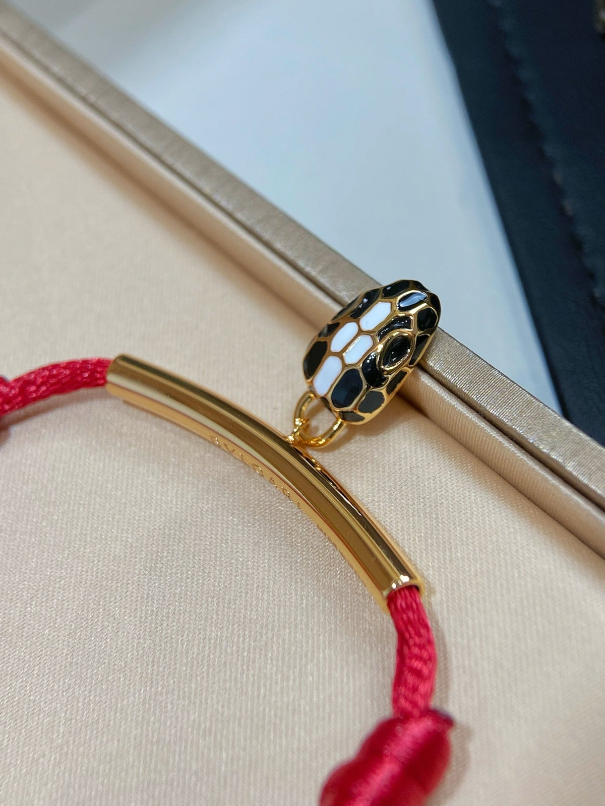 BVL RED SNAKE ROPE BRACELET