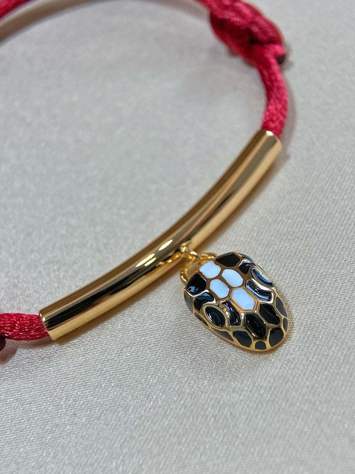 BVL RED SNAKE ROPE BRACELET