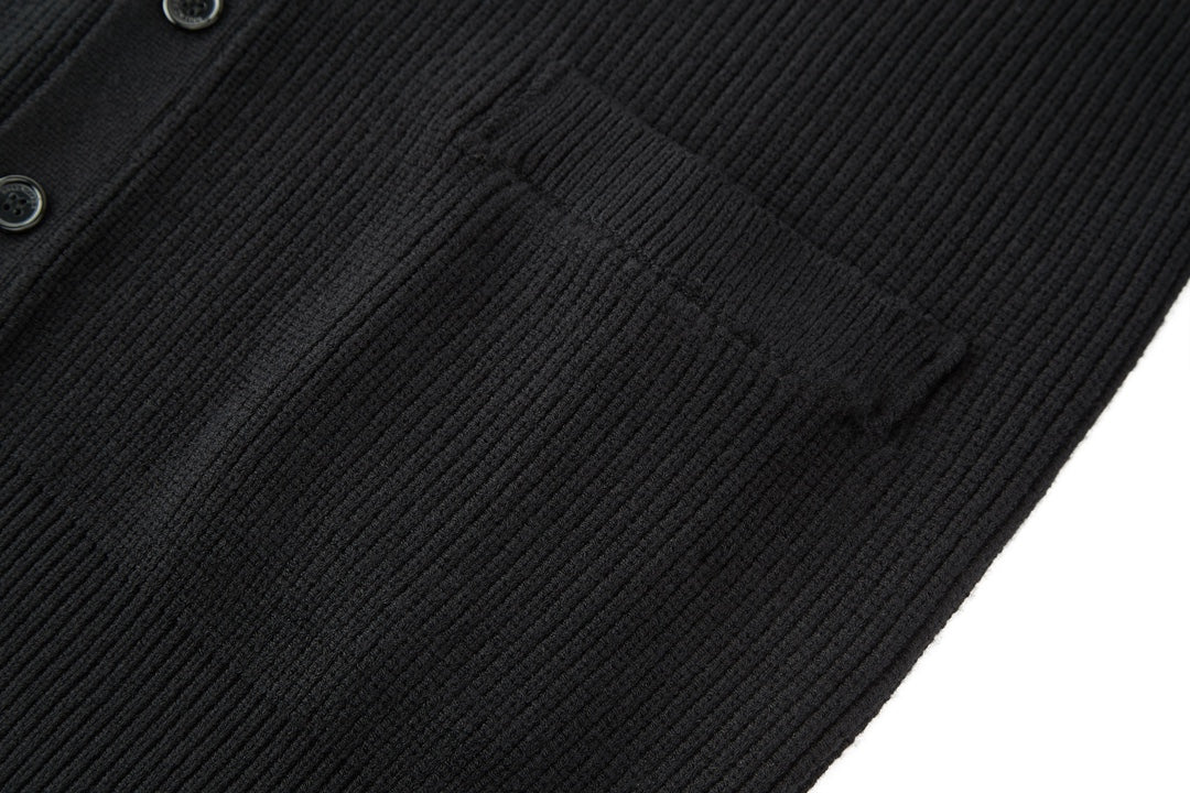 Balenciaga 25 Cardigan Black Wool 0005