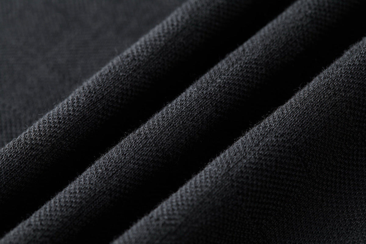 LV Double Sided Logo T-Shirt Black Cotton