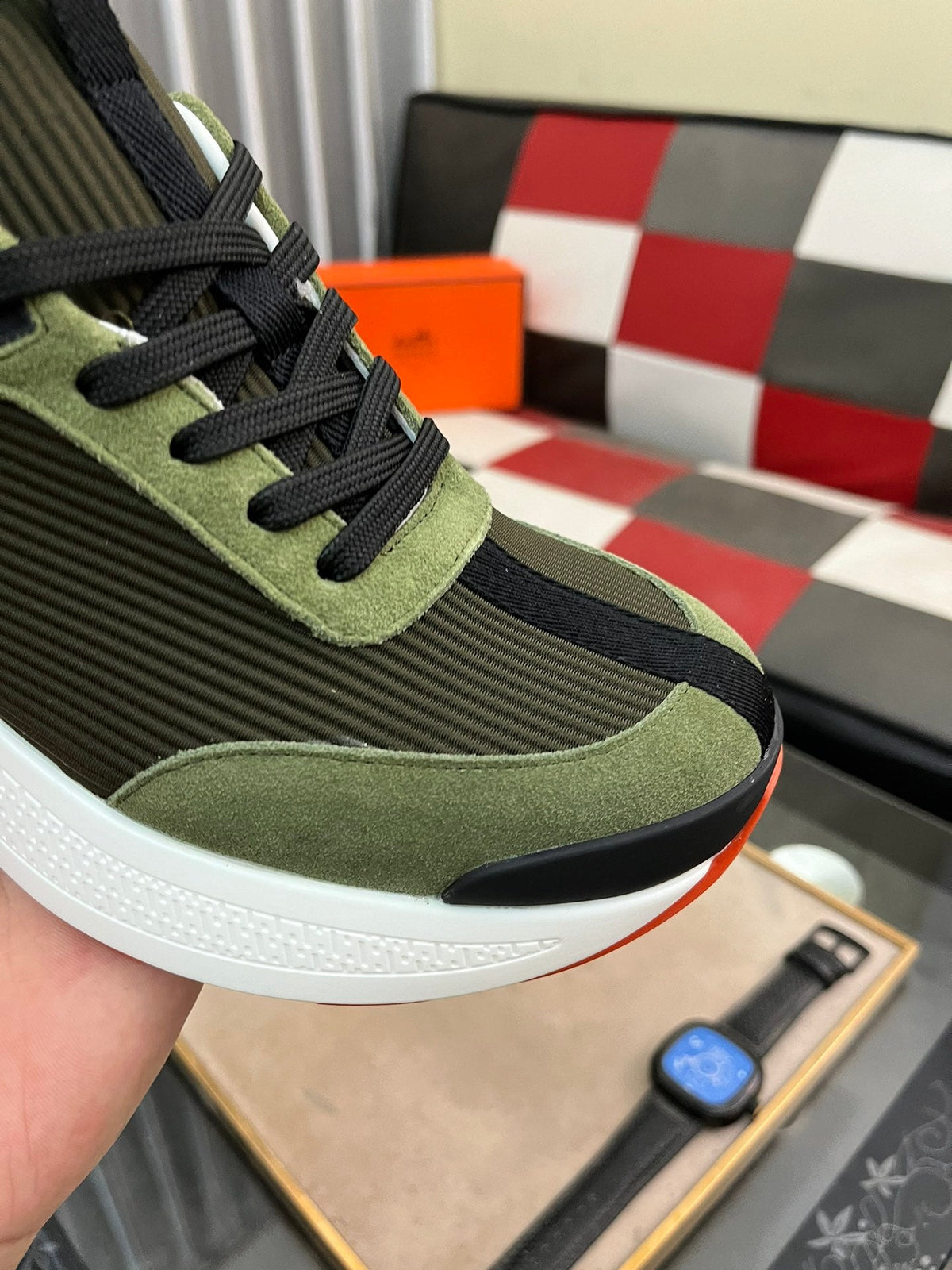 HM HUGO SNEAKER MOSS AND JUPITER WEAVE