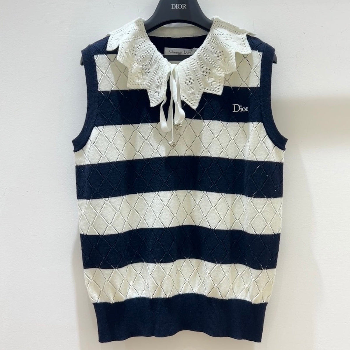 Dior 2026 Knit Vest Openwork Cashmere Wool 479369