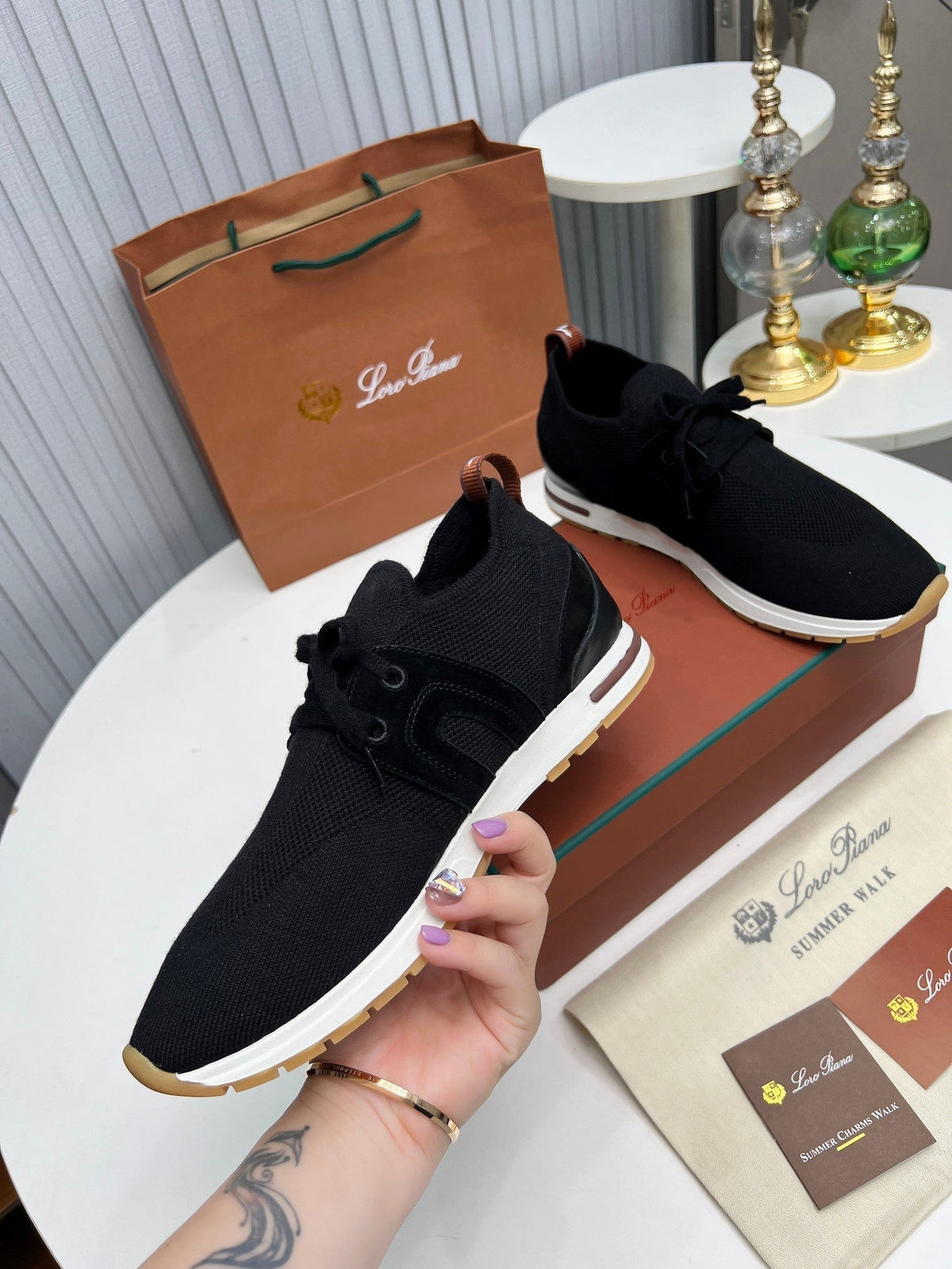 LP 360 FLEXY WALK SNEAKER BLACK FABRICS
