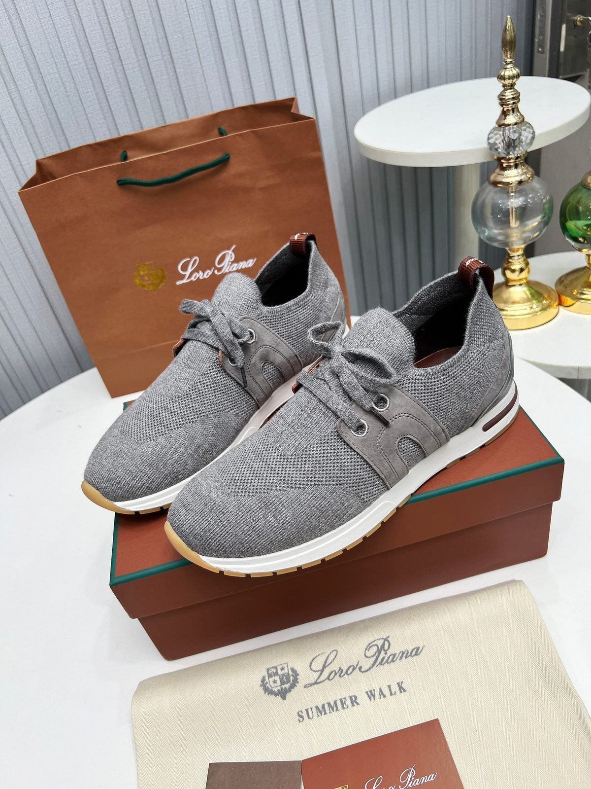 LP 360 FLEXY WALK SNEAKER GRAY FABRICS