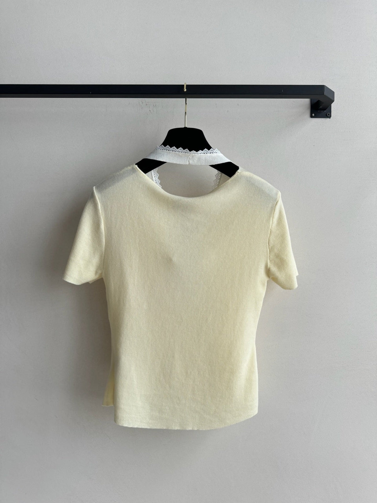 CC Knitted Top Yellow Wool