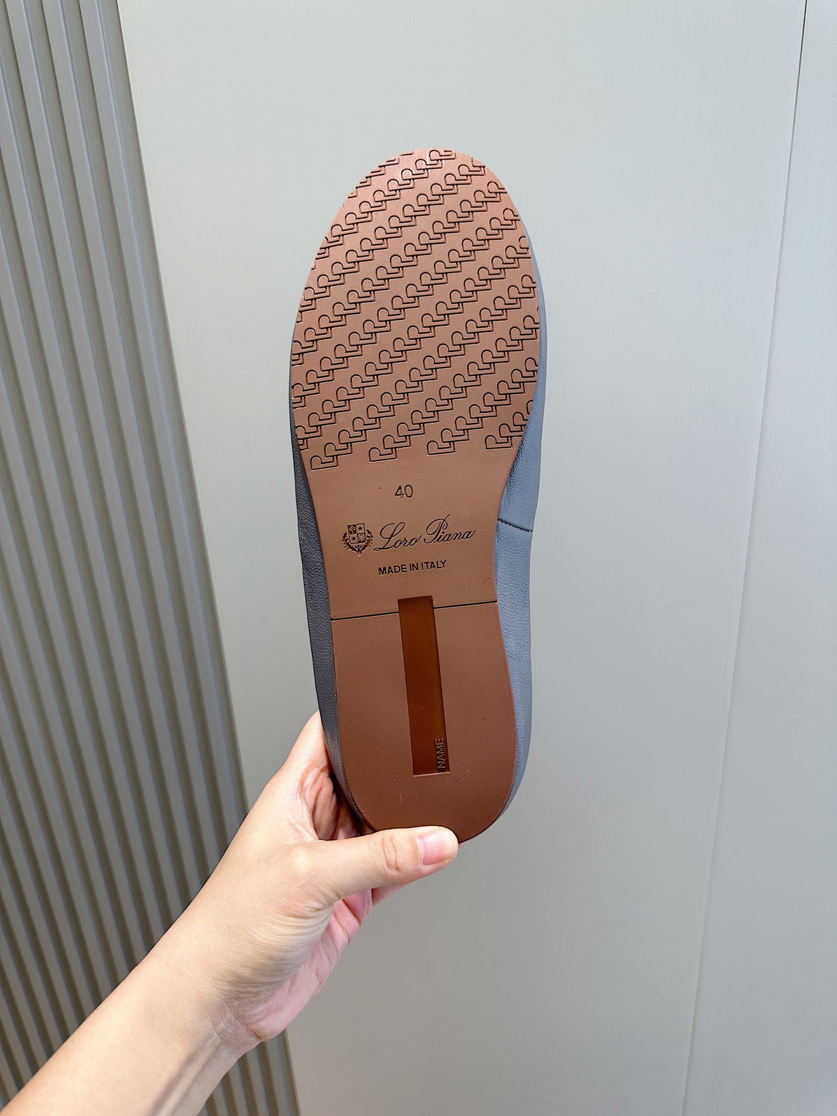 LP TOMORI SABOT MULES CERULEAN CALFSKIN