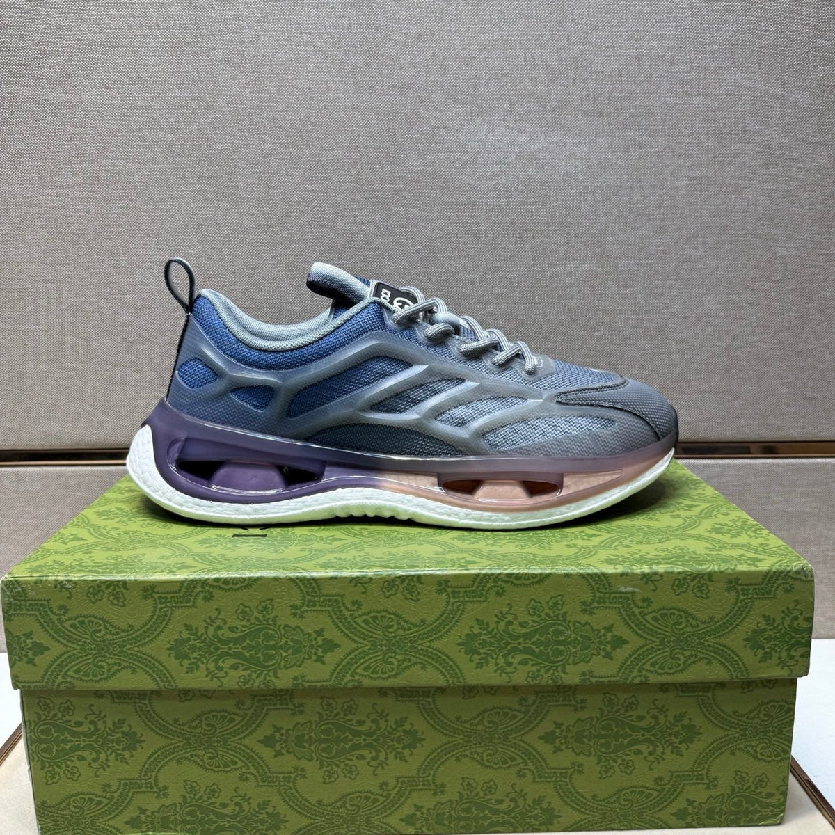GG Men's 25 Sneaker Blue Mix Grey Mesh 743034