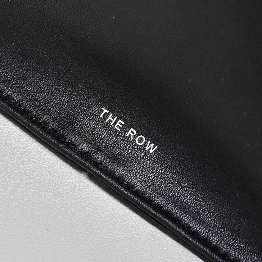 The Row Alexia Tote Bag 36cm Black Leather