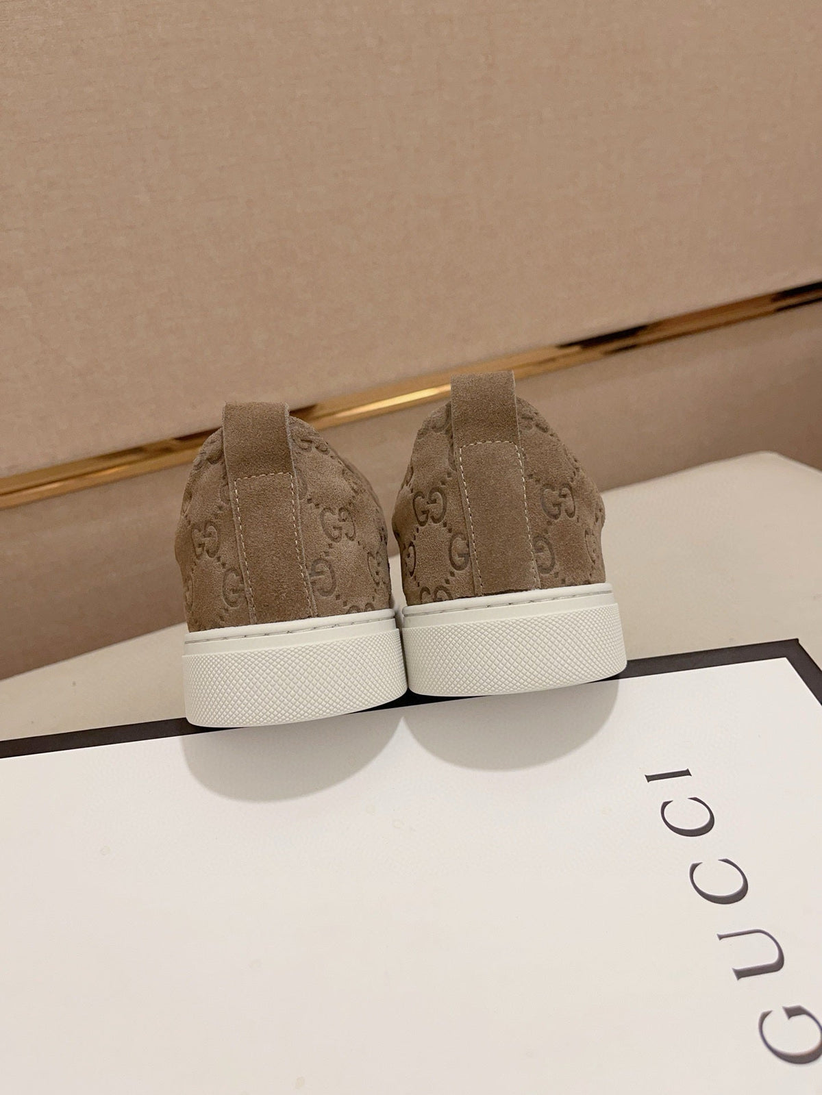 GG Men's Sneaker Brown Suede 448476