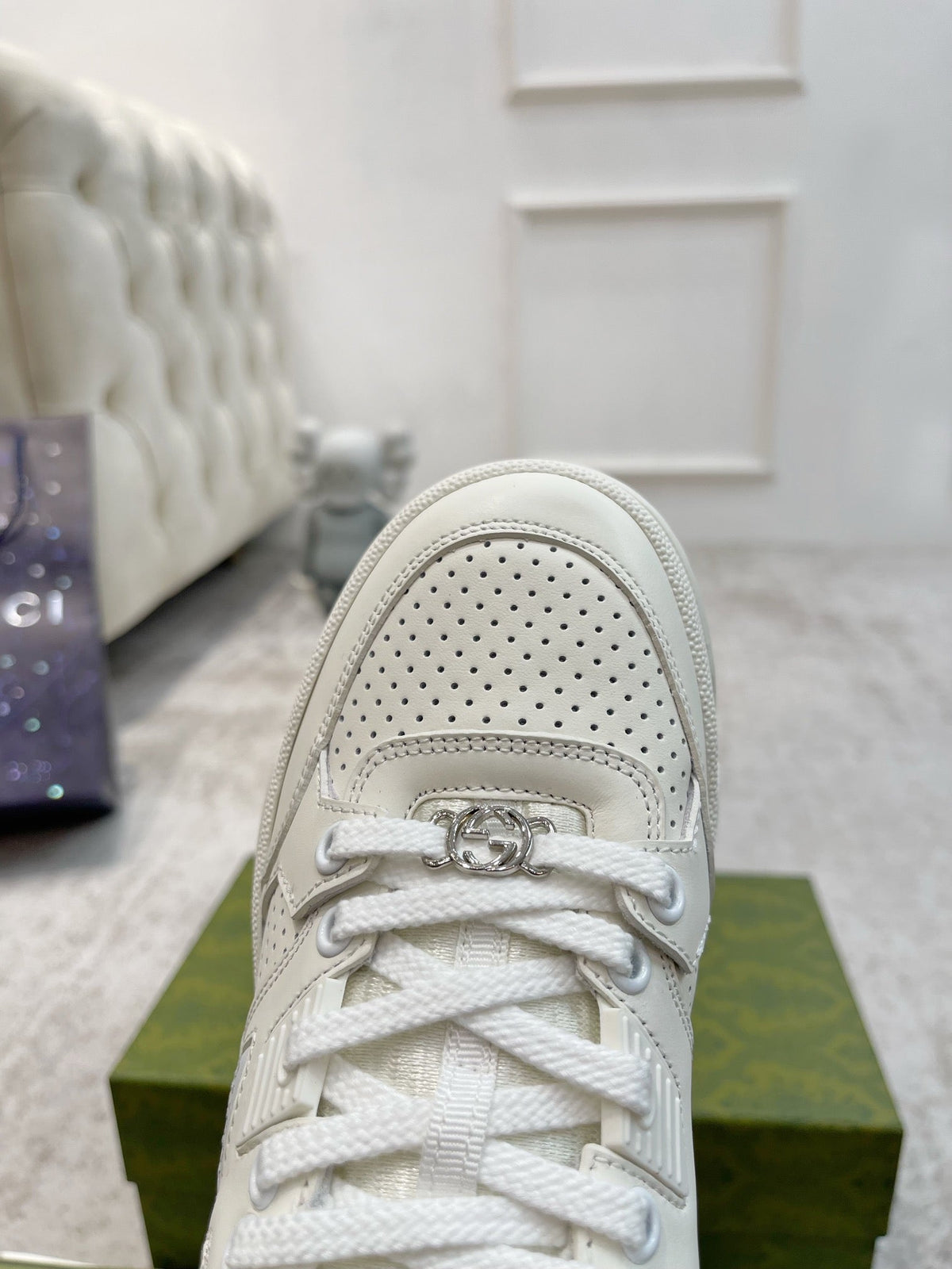 Gucci 2026 Low Top Sneakers Calfskin 988615