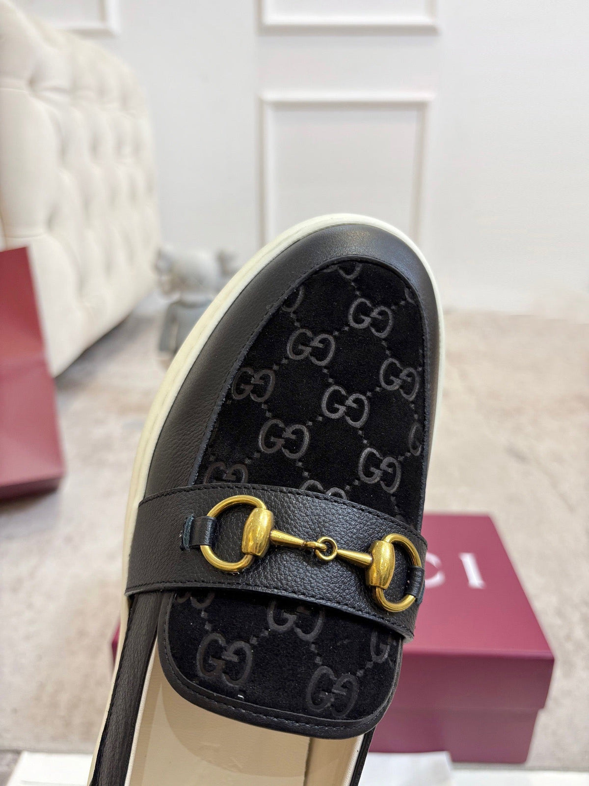 Gucci 2026 Horsebit Loafers Suede 929226