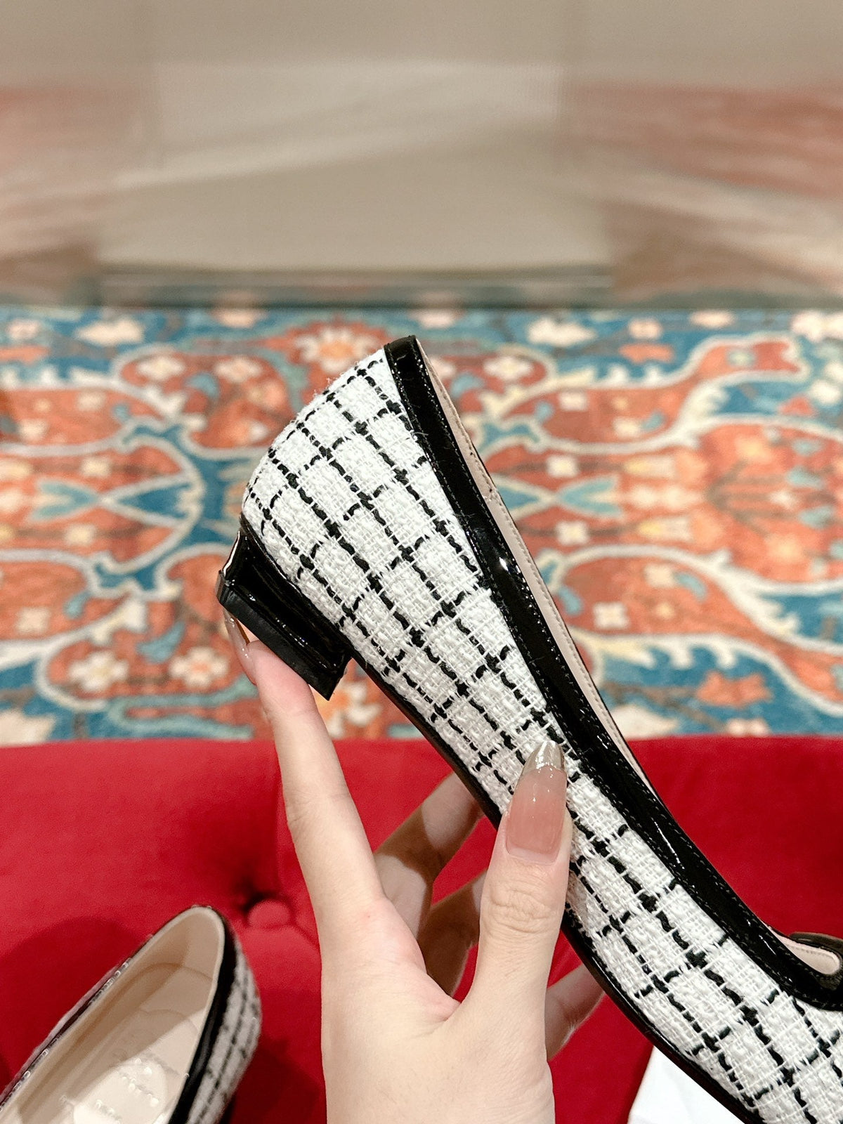 Viv Flats Shoe White Original Custom Material 247134