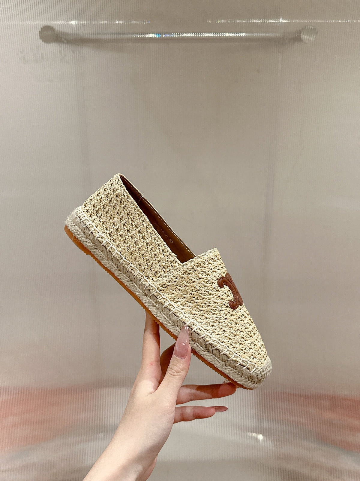 CELINE 25 Espadrilles Sedge Beige 289011
