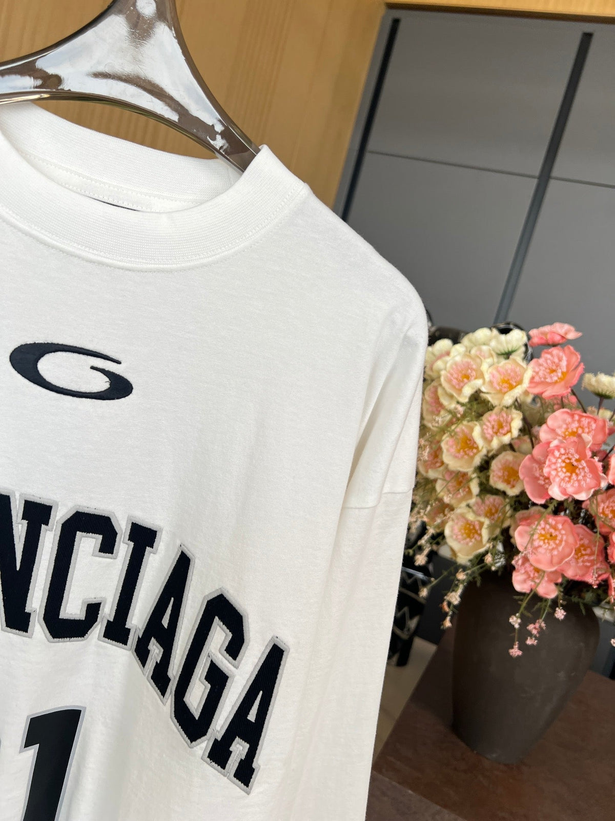 Balenciaga 25 Sweater White Cotton 0056