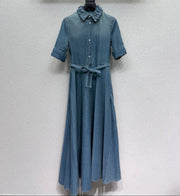 Dior 2026 Denim Dress Blue Cotton 397755