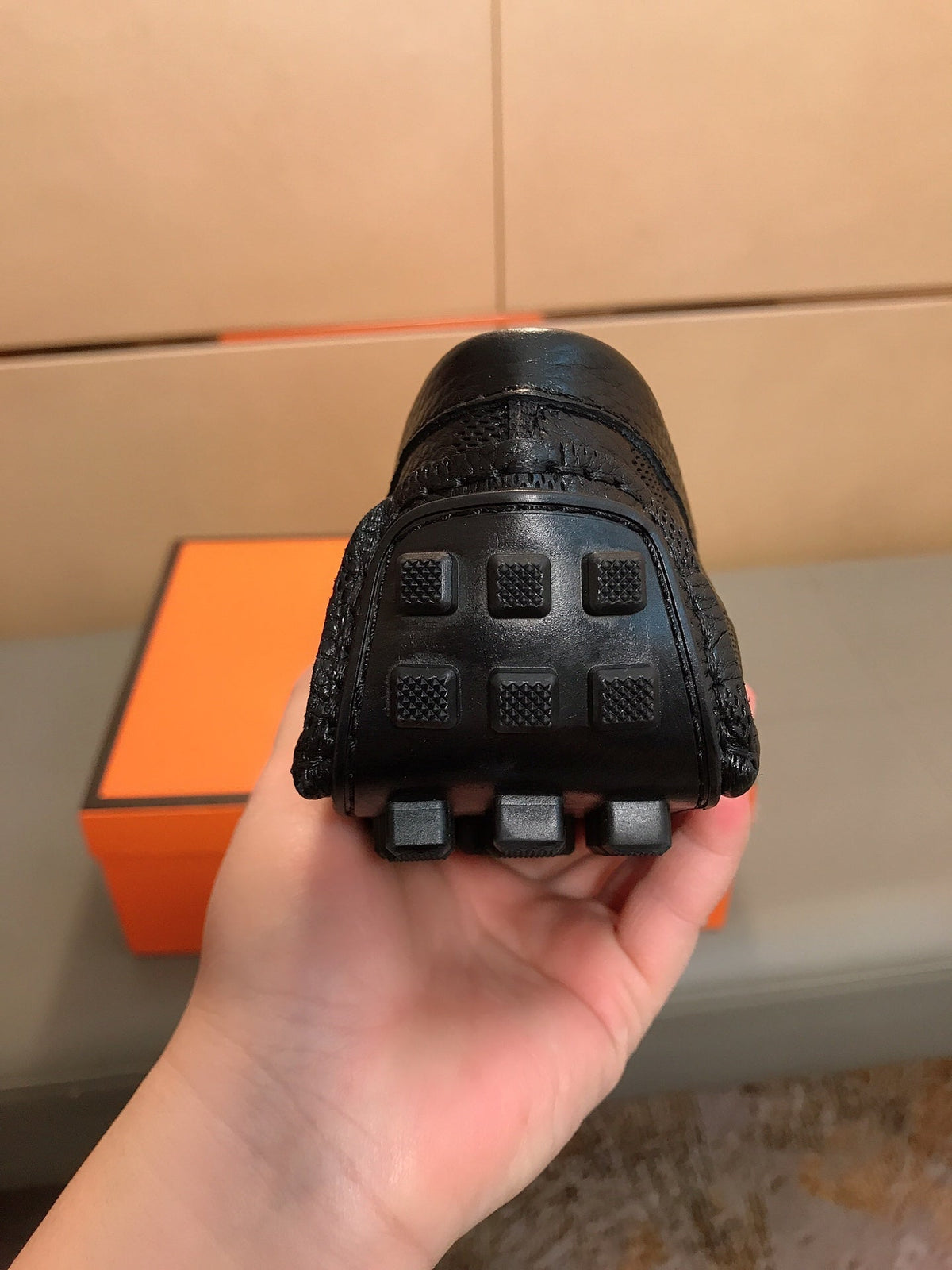 LV LOAFERS BLACK DAMIER CALFSKIN WITH TASSEL