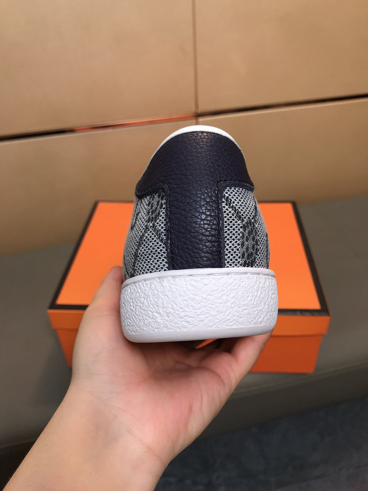GG Men's Supreme Sneaker Blue Canvas 531231